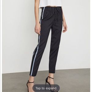 Bcbgmaxazria pinstriped pants